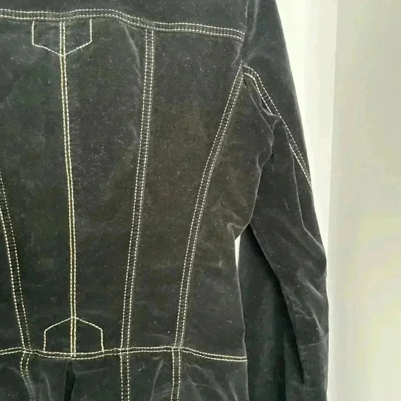 Guess Black Velvet Jacket - Picture 9 of 16